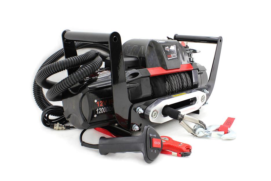 Лебедка переносная УАЗ Патриот 12В 12000 lbs комплект ОПТ фото 4