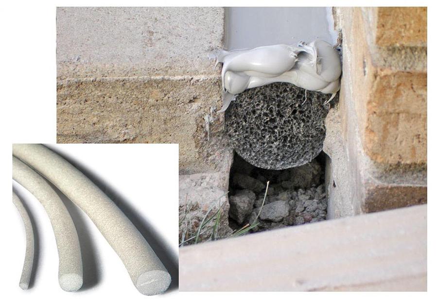 Уплотнительный шнур из  вспененного полиэтилена для трещин и швов 80 мм фото 3