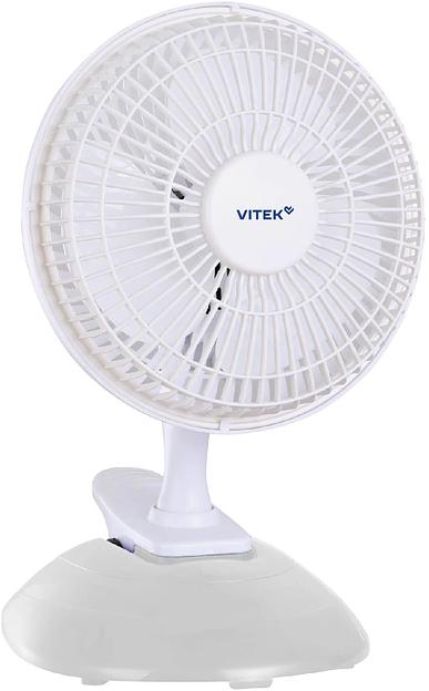 Вентилятор настольный Vitek VTF-0610 13Вт скоростей:3 белый фото 1