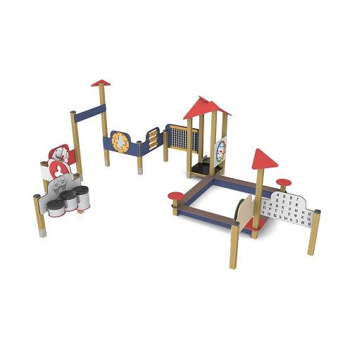 Игровой комплекс «Наш Двор», серия Индиго, артикул 4439 фото 1