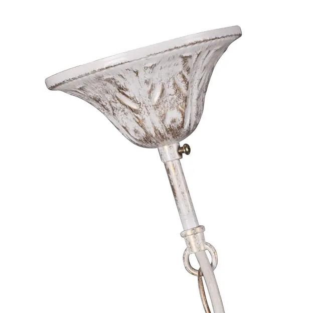 Люстра подвесная «Аврора» белое золото ОПТ фото 4