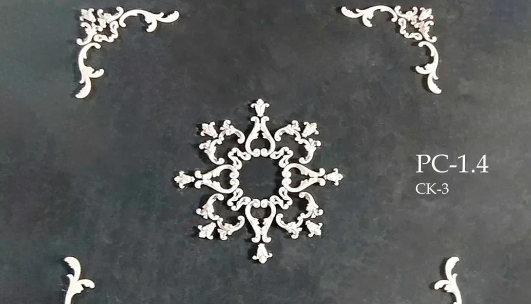 Розетка гипсовая Samaragips декоративная РС-1.4 сборная ОПТ фото 1