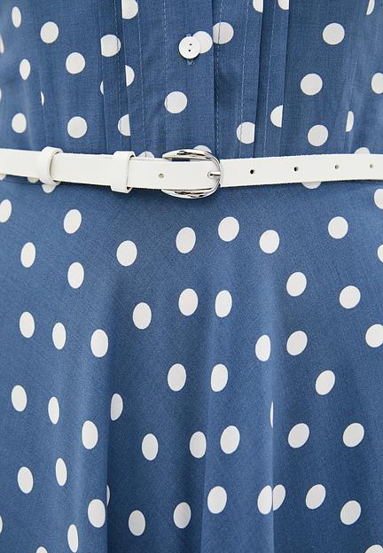 Платье-рубашка синее Elit by Ter-Hakobyan опт фото 4