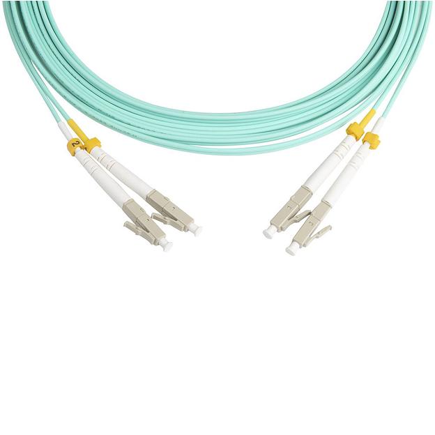 Кабель оптический Hyperline FC-D2-503-LC/PR-SC/PR-H-5M-LSZH-BK Патч-корд волоконно-оптический (шнур) MM 50/125(OM3), LC-SC, duplex, 10G, LSZH, 5м, черный фото 2