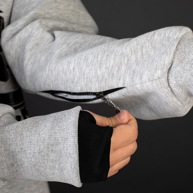 Сноубордическое худи Impress Metal серый ОПТ фото 7