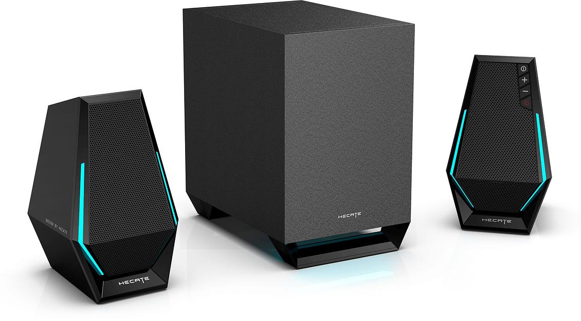 Колонки Edifier G1500 MAX 2.1 черный 30Вт BT фото 2