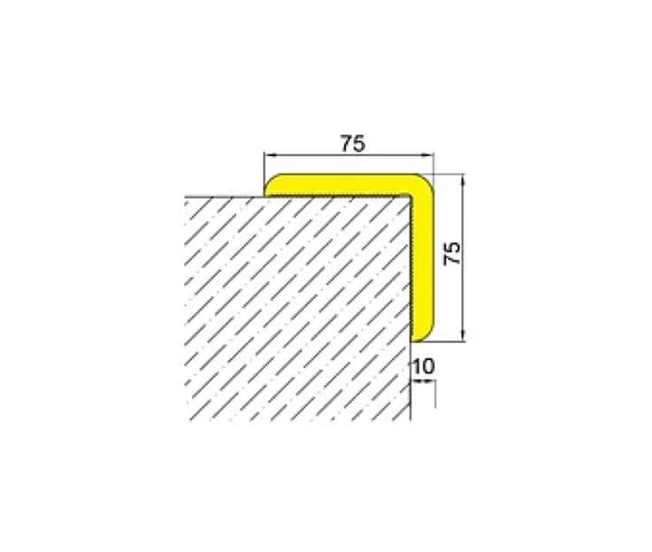 Угловая защита Arfen «HSP75» 1,2 м ОПТ фото 2