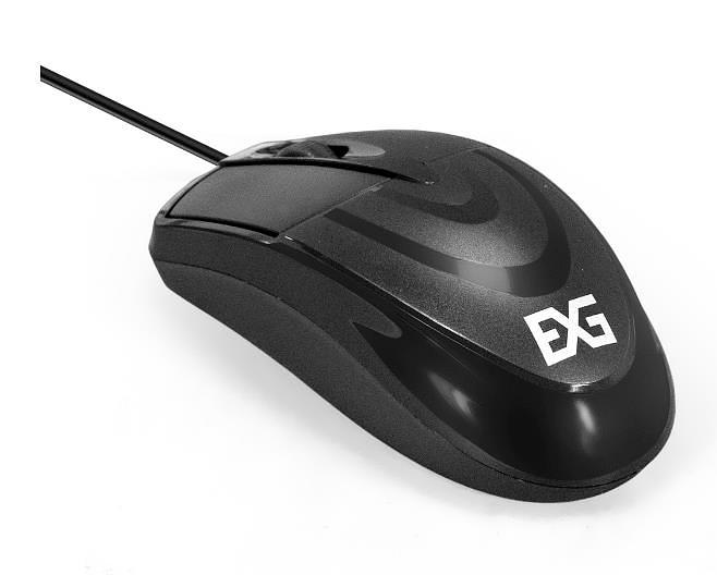 Exegate EX295306RUS Мышь ExeGate Professional Standard SH-8025 (USB, оптическая, 1000dpi, 3 кнопки и колесо прокрутки, длина кабеля 1,5м, черная, Color Box) фото 1