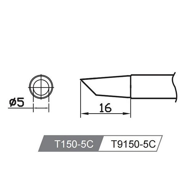 Аксессуары для пайки Atten Жало со встроенным нагревателем, T150-5C фото 2