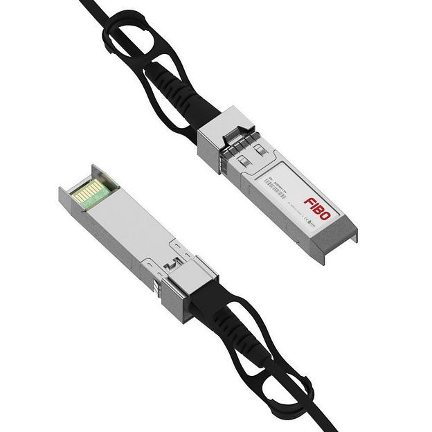 Кабель FIBO FT-S10-DAC2m-24 SFP+ DAC модуль 10G, медный кабель 24 AWG, 2 метра фото 1