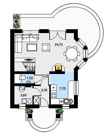 Проект дома «Ловчен» фото 3