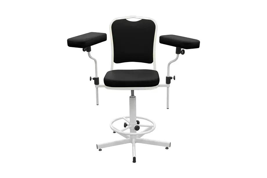 Кресло для взятия крови и анализов, 5-ти лучевая винтовая опора, регулируемое по высоте, 13 кг фото 5