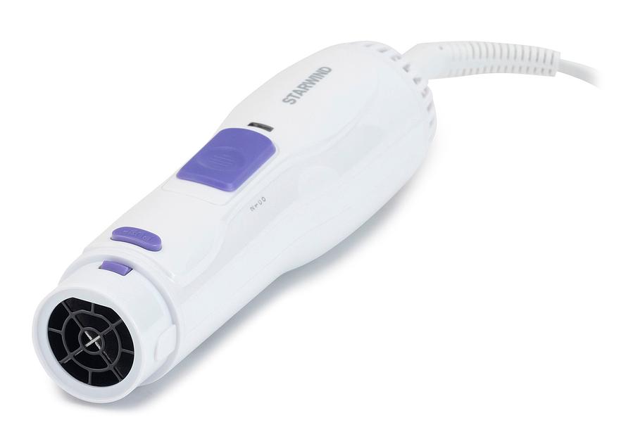 Фен-щетка Starwind SHP8502 1000Вт белый/фиолетовый фото 5