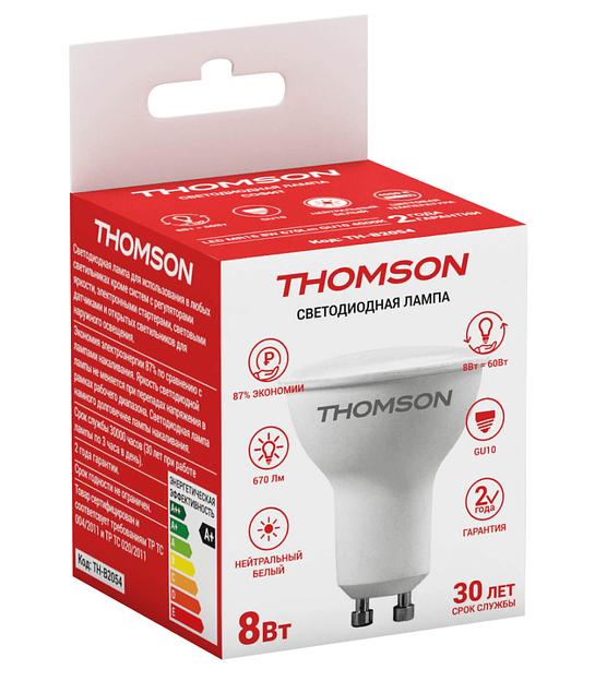 THOMSON LED MR16 8W 670Lm GU10 4000K TH-B2054 фото 3