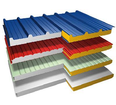 Сэндвич-панель с утеплителем пенополиизоцианурат (PIR) фото 1