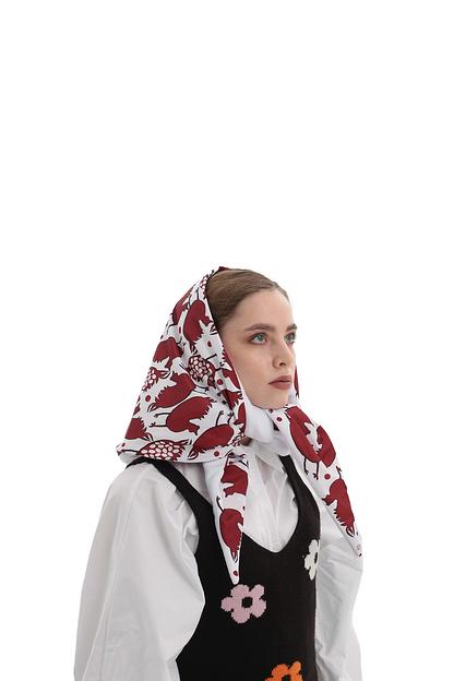 Косынка «Петушки» фото 3