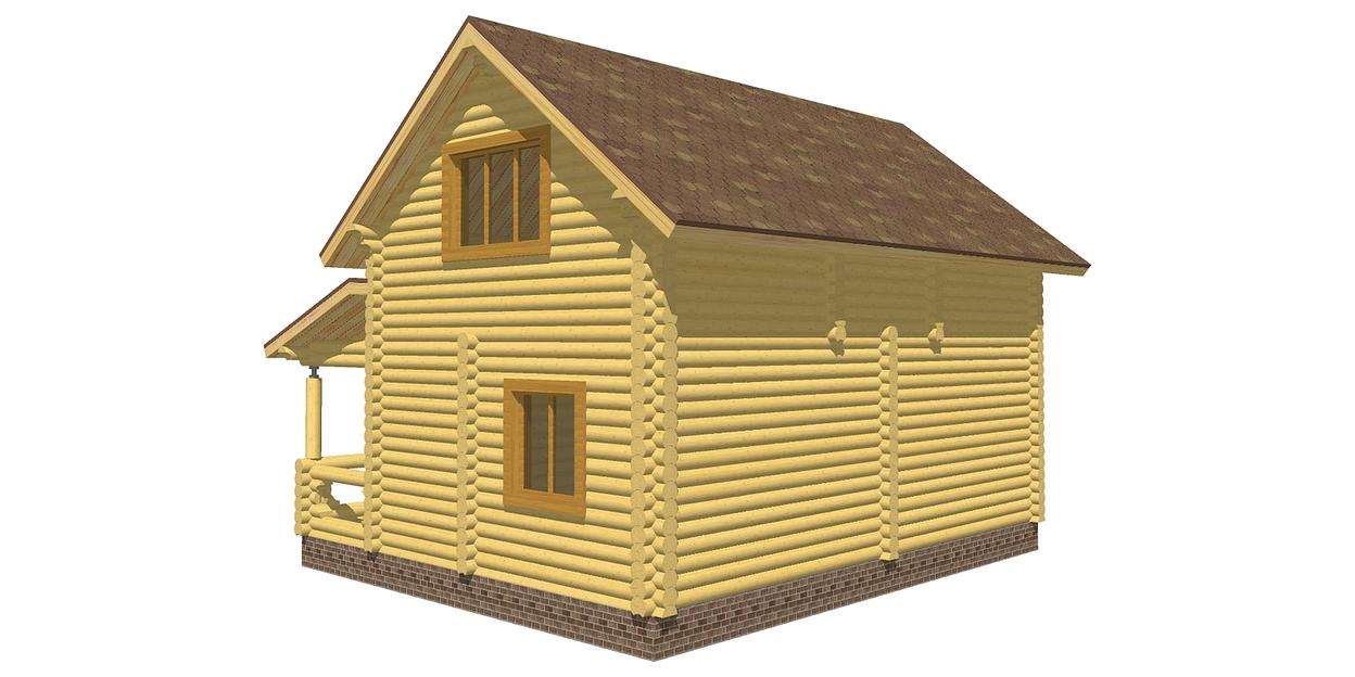 Проект дома ДД-101-3 9,5x8 фото 2