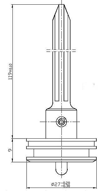 ЗУБР Т300-50, сменный боек для нейлера 31933, Профессионал (31933-PK) фото 2