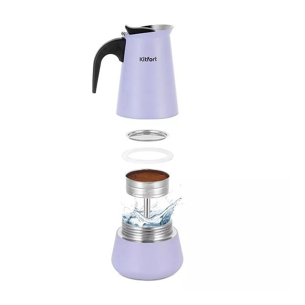 Кофеварка гейзерная Kitfort КТ-7149 фото 3