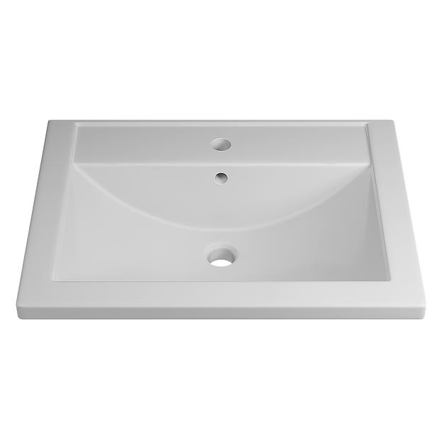 Раковина для ванной комнаты Uperwood Foster 60 см, прямоугольная фото 1