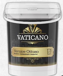 Прозрачное лессирующее покрытие Vaticano Vernice Ottuso 1 л ОПТ фото 1