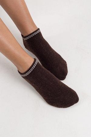 Носки спортивные из натуральной шерсти TOD Оймс цвет тёмно-коричневый фото 4