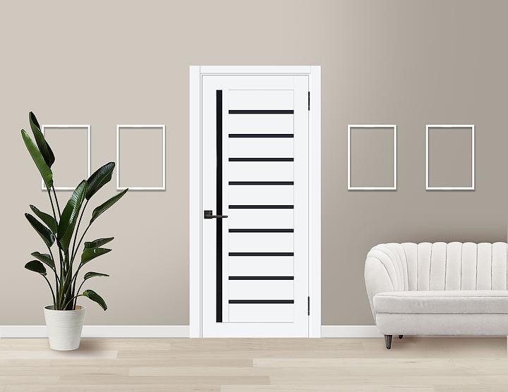 Межкомнатная дверь Некст 11 Аляска белая фото 1