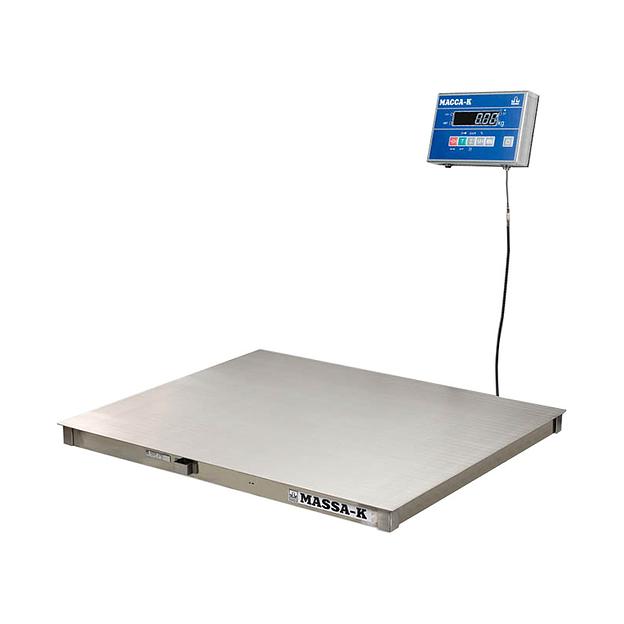 Весы нержавеющие Масса-К 4D-PМ.S-15/12-3000-AB с влагозащищенным терминалом фото 1