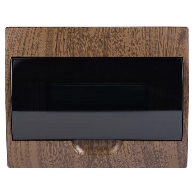 EKF pb40-n-12-dark Щит распределительный навесной ЩРН-П-12 темное дерево IP41 EKF PROxima фото 2