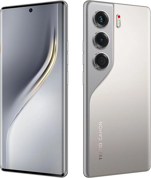 Смартфон Tecno Camon 40 Pro 256Gb 8Gb титан моноблок 3G 4G 6.78" 1080x2436 Android 15 50Mpix 802.11 a/b/g/n/ac NFC GPS GSM900/1800 GSM1900 Protect фото 8