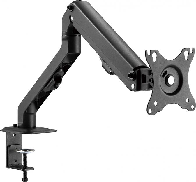 Кронштейн для мониторов Ultramounts UM728 черный 17"-27" макс.7кг крепление к столешнице поворот и наклон фото 4