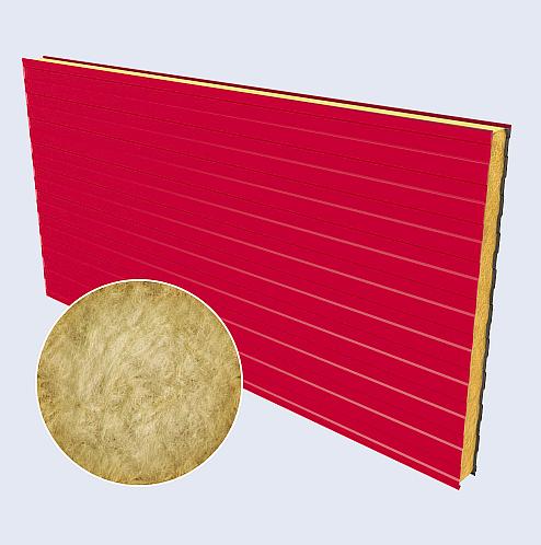 Стеновые сэндвич панели с минеральной ватой опт фото 1