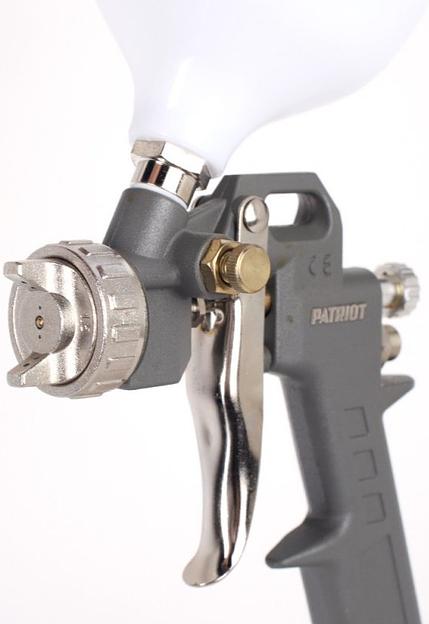 Краскораспылитель Patriot LV 162А 400л/мин соп.:1.5мм бак:0.5л серый фото 2