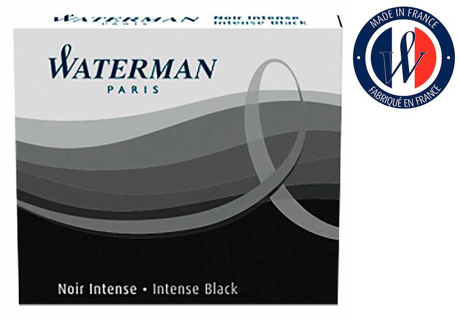 Картридж Waterman International 52011 (S0110940) черный чернила для ручек перьевых (6шт) фото 1