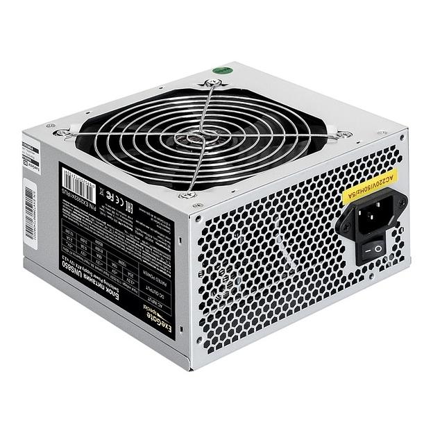 Exegate EX292241RUS Блок питания 850W ExeGate UNS850 (ATX, 12cm fan, 24pin, 2x(4+4)pin, 2xPCI-E, 5xSATA, 3xIDE) фото 1