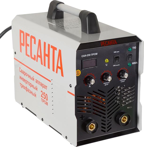 Сварочный аппарат инверторный САИ-250 ПРОМ Ресанта фото 1