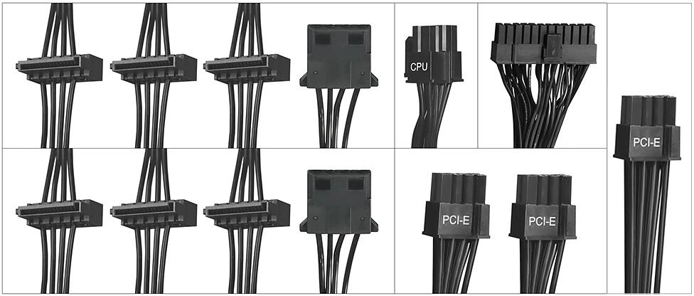 Блок питания Digma ATX 650W DPSU-650W-WH 80 PLUS WHITE (20+4pin) APFC 120mm fan 6xSATA RTL фото 9