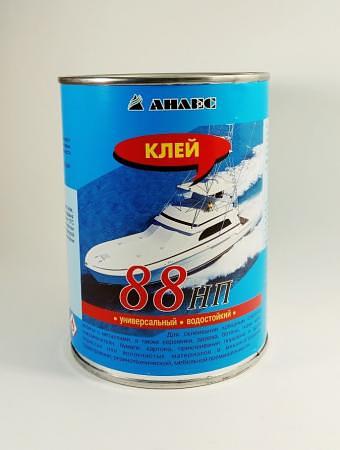 Клей 88 НП-1л.(0,8кг) - однокомпонентный клей холодного отверждения на основе хлоропренового каучука с добавками фото 1