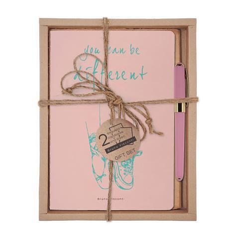 Набор две тетради и ручка BE DIFFERENT, BrunoVisconti 7-40-001/124-3 фото 1