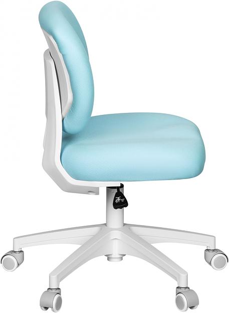 Кресло детское Cactus CS-CHR-3594BL голубой крестов. пластик белый фото 6