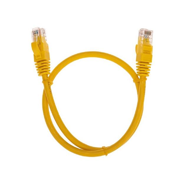 Rexant (02-0295-05) Патч-корд U/UTP, CAT 6, RJ45-RJ45, 26AWG, LSZH, желтый, 0,5м фото 1