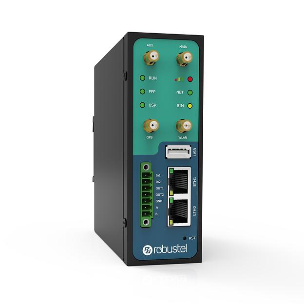 Cотовый маршрутизатор с модулем LTE CAT4 MEIG, поддержкой VPN, Wi-Fi 802.11 a/b/g/n, 2 слотами для SIM карт, 2 Ethernet портами, 2 каналами DI, 2 каналами DO, 1 слотом microSD, 1 портом RS-232, 1 портом RS-485, питанием 9~60 В пост. фото 1