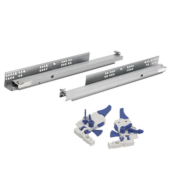 Направляющие скрытого типа UNIHOPPER 300мм 3D полного выдв. push-to-open фото 1