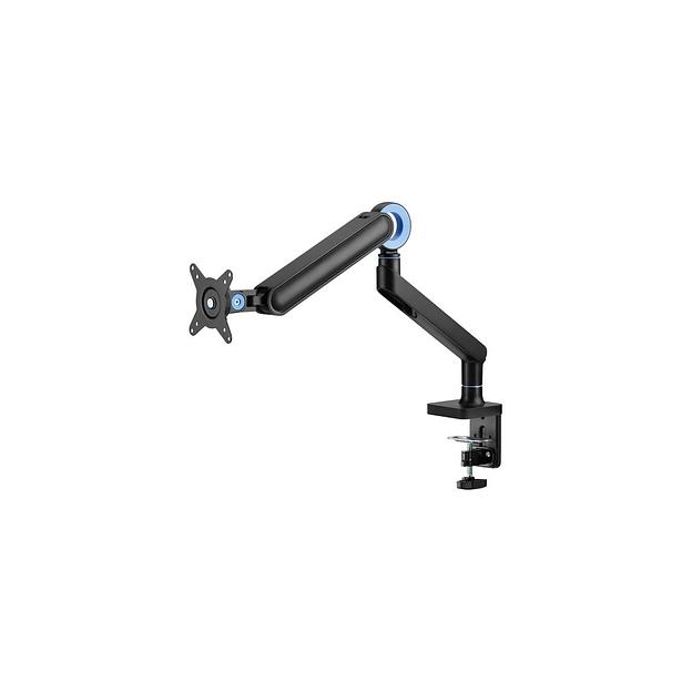 Кронштейн для мониторов ULTRAMOUNTS UM719B, до 35", до 10.5кг, крепление к столешнице, поворот и наклон, черный фото 1