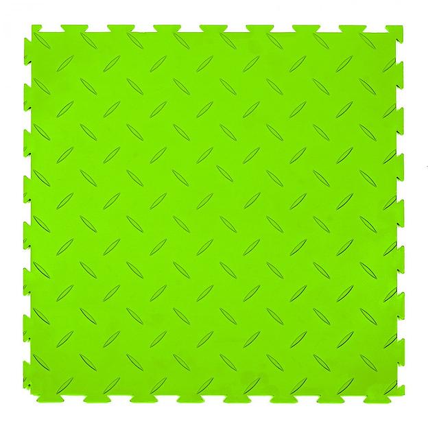 Sensor Rice – универсальное напольное покрытие, толщина 7 мм, Цвет Салатовый RAL 6018, Толщина модуля 7 мм. фото 1