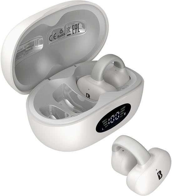 Гарнитура вкладыши A4Tech Biosong B5 TWS белый беспроводные bluetooth крепление за ухом (B5) фото 6