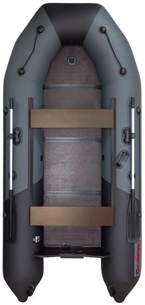 Лодка Таймень NX 3200 СКК, 3200*1500*420 мм., цвет: графит-черный фото 1