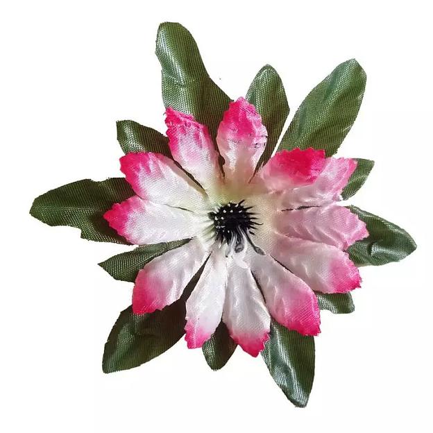 Головка герберы Монико 2сл с листом 13,5см г115-л033 г093-л033 1/42 фото 2