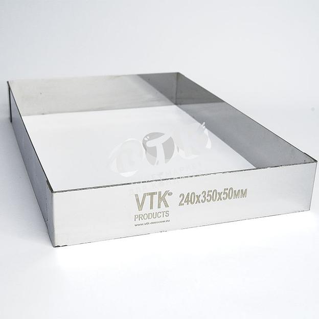 Форма для выпечки и заморозки Прямоугольник 240х350 мм высота 50 мм фото 1