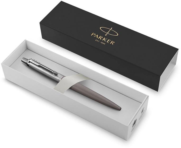 Ручка шариков. Parker Jotter XL K69 (CW2068360) Matte Grey CT M син. черн. подар.кор. фото 3
